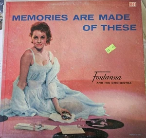Memories Are Made Of These Fontanna & His Orchestra 1957 Vinyl Record LP - Foto 1 di 2