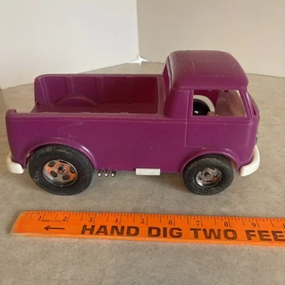 Vintage VW Pick Up Purple Dragway Tires by Hawk, 1972, 10.5" Plastic No Motor - Image 1 of 4