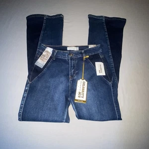 Celebrity Ace Damen Denim Jeans 7 High Rise Flare Neu mit Etikett zweifarbig blau - Bild 1 von 9