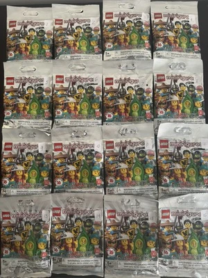 LEGO CMF Series 20 - Complete Set of 16 Minifigures - New Factory Sealed 71027 - Image 1 of 3