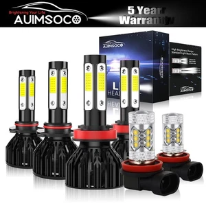 For Mazda 3 2014 2015 2016 Faros LED haz alto+haz bajo+Luz antiniebla 6000K - Picture 1 of 14