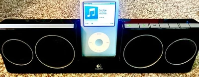 Altavoz de acoplamiento Logitech PURE-FI ANYWHERE 2 con fuente de alimentación - PROBADO/FUNCIONANDO Foto 1 de 4