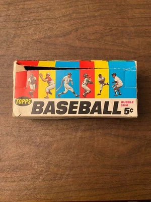 Topps 1965 5 centavos béisbol caja de exhibición vacía Foto 1 de 4