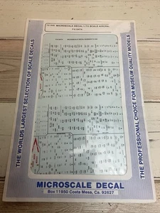 MICROSCALE DECALS, 72-506 F-8 DATA, 1:72 Scale, NOS - Picture 1 of 4