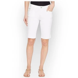 Neu mit Etikett Calvin Klein Jeans Damen Denim City Short Größe 2 – weiß - Bild 1 von 5