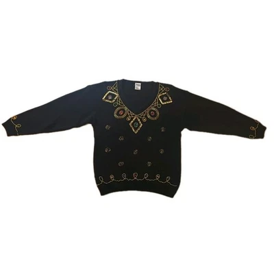 复古珠饰亮片雨衣 - M 码 — 第 1/2 张图片