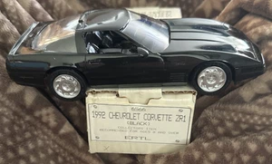 1992 Chevrolet Corvette ZR1 SCHWARZ Händler Promo Auto NEU in Box Amt Ertl 6566 SCHÖN - Bild 1 von 10