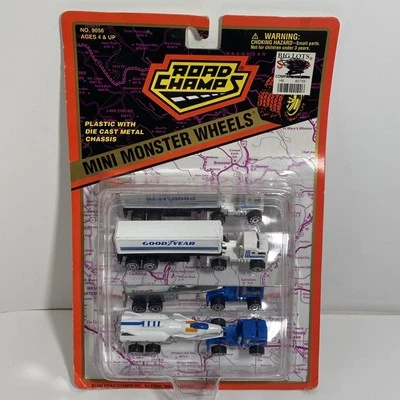 VTG Road Champs Toy Tractor Trailer Mini Rigs Good Year & NASA Space Shuttle - Image 1 of 4