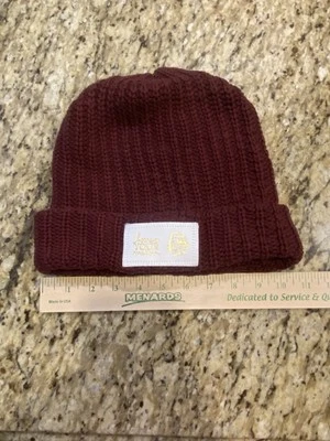 Slouchy Beanie Hat UMD  Bulldog Logo Chunky Knit Winter LOVE YOUR MELON USA - Image 1 of 2