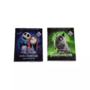 Blu-ray FrankenWeenie & The Nightmare Before Christmas Disney Movie Club Sealed - Picture 1 of 6