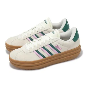 adidas VL Court Bold Beige Green Pink Women Platform Casual Shoes JI1788 - Picture 1 of 8