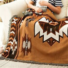 Großer Navajo Indian Teppich Aztec Cotton Throw Bettdecke Decke Wandteppich