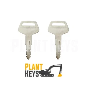 Komatsu 787 (Set of 2) Excavator Keys Graders Dozers Skidsteer Roller Backhoe - Picture 1 of 1