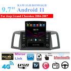 9.7''Android 11 Car Stereo Radio GPS WIFI Navi For Jeep Grand Cherokee 2004-2007