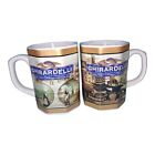 Ghirardelli Company Mugs (2) Octagonal Hot Chocolate Coffee Mug Cup Tea Octagon