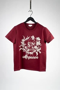 Original Alexander Mcqueen Men T Shirt With Print Size S MCQT1 - Picture 1 of 5