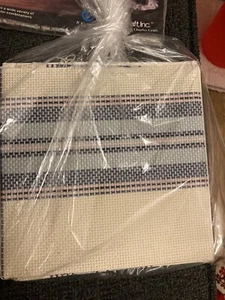 Rare HOPSCOTCH Tartan Plaid Cr. Stitch Fabric Charles Craft, Inc. (2 avail.) - Picture 1 of 8