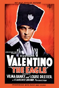 The Eagle 1925 Rudolph Valentino Bank Dresser Brown Movie Poster Film Art Print - Picture 1 of 1