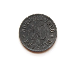 Olpe, 10 Pfennig , 1920, Zink ,dünner Schrötling 1,1mm - Bild 1 von 2