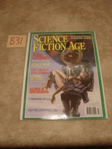 B31M VINTAGE SCIENCE FICTION AGE MAGAZINE JULY 1993 SPIELBERG JURASSIC PARK - Picture 1 of 1