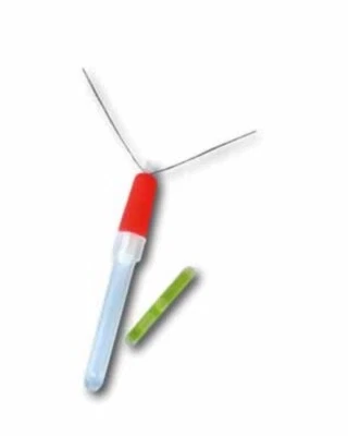 Einhänge Bissanzeiger f. Knicklicht Bite Indicator Nachtangeln Aal angeln Behr