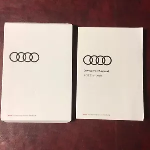AUDI E-TRON 2022 + S + SPORTBACK MANUAL DEL PROPIETARIO ESTUCHE LIBRO TODOS LOS MODELOS - Imagen 1 de 4