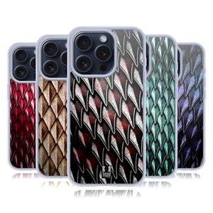 HEAD CASE METALLIC DRAGON SCALES GEL CASE & WALLPAPER FOR APPLE iPHONE PHONES - Picture 1 of 13