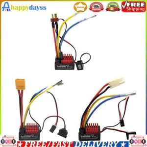 60A Brushed Electronic Speed Controller ESC for 1/10 1/12 RC Boat HSP Car RC Car - Picture 1 of 15
