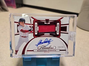 2023 Masataka Yoshida Flawless Ruby /20 Rookie Patch Autograph on card Auto - Picture 1 of 2
