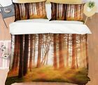 3D Orange Forest ZHUB240 Bed Pillowcases Quilt Duvet Cover Queen King Zoe