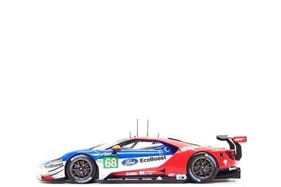 Ford GT #68 ixo 1:18 - 24h Le Mans 2017 - Mano / Canaán / Muller Foto 1 de 4