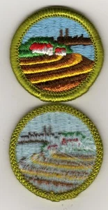 Insignia de mérito de conservación de suelo y agua, tipo H, versión posterior azul (1972 - 1975) - Imagen 1 de 1