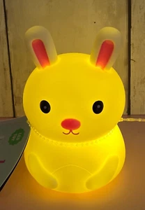 2025 Target Bullseye Playground White Light Up Bunny Fun Night Lamp 4+ NEW - Picture 1 of 5