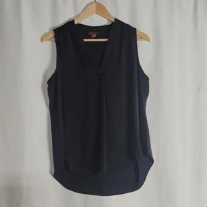 Camicetta Vince Camuto nera senza maniche scollo a V taglia small canotta casual S - Foto 1 di 6