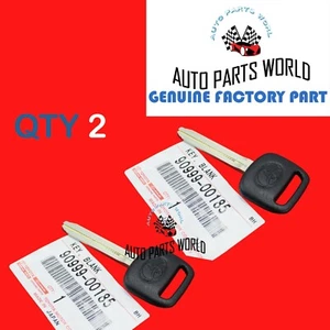 JUEGO DE LLAVES EN BLANCO SIN CORTAR ORIGINAL OEM TOYOTA AVALON CAMRY SUPRA TACOMA 4RUNNER - Imagen 1 de 4