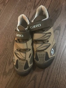 Giro Reva Women’s  Cycling Shoes Size 6.5 Khaki/Brown /Sky-VGUC - Picture 1 of 11