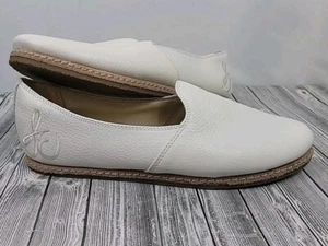 Sam Edelman Everie Leather Slipper Loafers Bright White size 7 - Picture 1 of 8