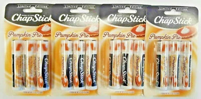 Chapstick Pumpkin Pie Limited Edition 0.15 Ounce -12 Total Sticks