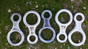 5 pcs Vintage HB Wales (UK) 0598 Figure 8 Rappel Belay Devices Ring - Picture 1 of 3