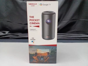 Anker Nebula Capsule 3 Portable Mobile Projector 1080P GoogleTV 120 inch - Picture 1 of 7