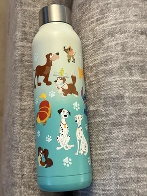 Botella de agua metálica de 21 oz de acero inoxidable de parques para perros Disney Foto 1 de 4
