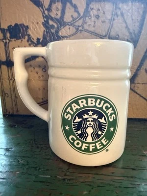 Taza maestra de viaje de café/té Starbucks vintage logotipo de sirena con tapa Foto 1 de 4