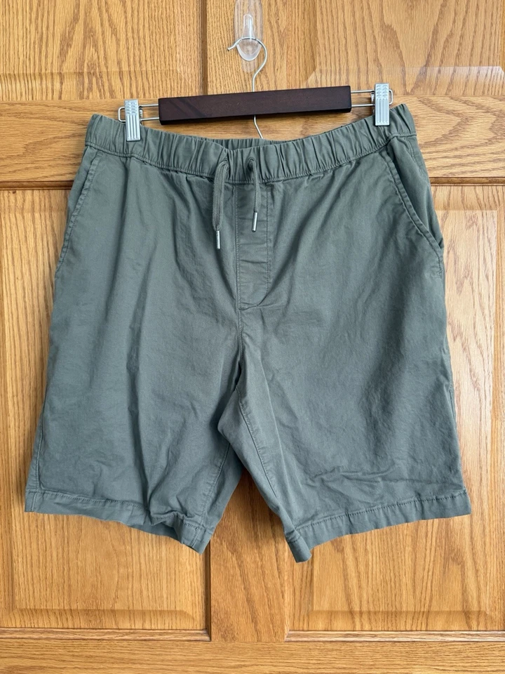 Pantalones Cortos Sonoma Para Hombre 33 Verde Frente Plano Cordón Informal Senderismo Aire Libre Foto 1 de 4