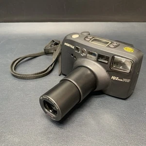 Pentax IQ Zoom 140 35mm Point & Shoot Compact Film Pano Camera Battery Tested. - Picture 1 of 10