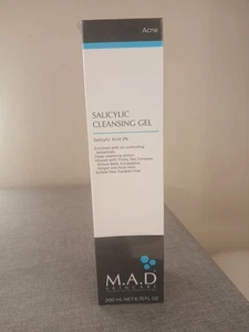 Neu MAD Skincare Salicylsäure Reinigungsgel, volle Größe 6,75 Oz. - Bild 1 von 2