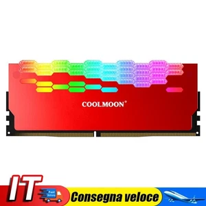 RA-2 RAM Heat Sink Cooler ARGB Heat Spreader for PC (Red) - Afbeelding 1 van 10