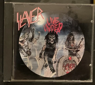 ULTRA RARE Slayer Live Undead 1984 Restless Records (1st pressing on CD 1987!!) - Image 1 of 4
