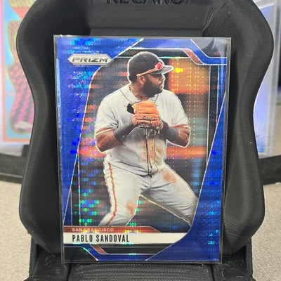 Béisbol Panini Prizm 2025 #294 Pablo Sandoval Blue Pulsar Prizm/75 Giants Foto 1 de 3