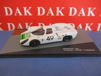 Die cast 1/43 Modellino Auto Porsche 907 12H Sebring 1968 J. Siffert - Immagine 1 di 4