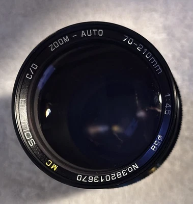 Soligor C/D Zoom-Auto 70-210mm 1:4.5 CAMERA LENS Great Condition - Image 1 of 4